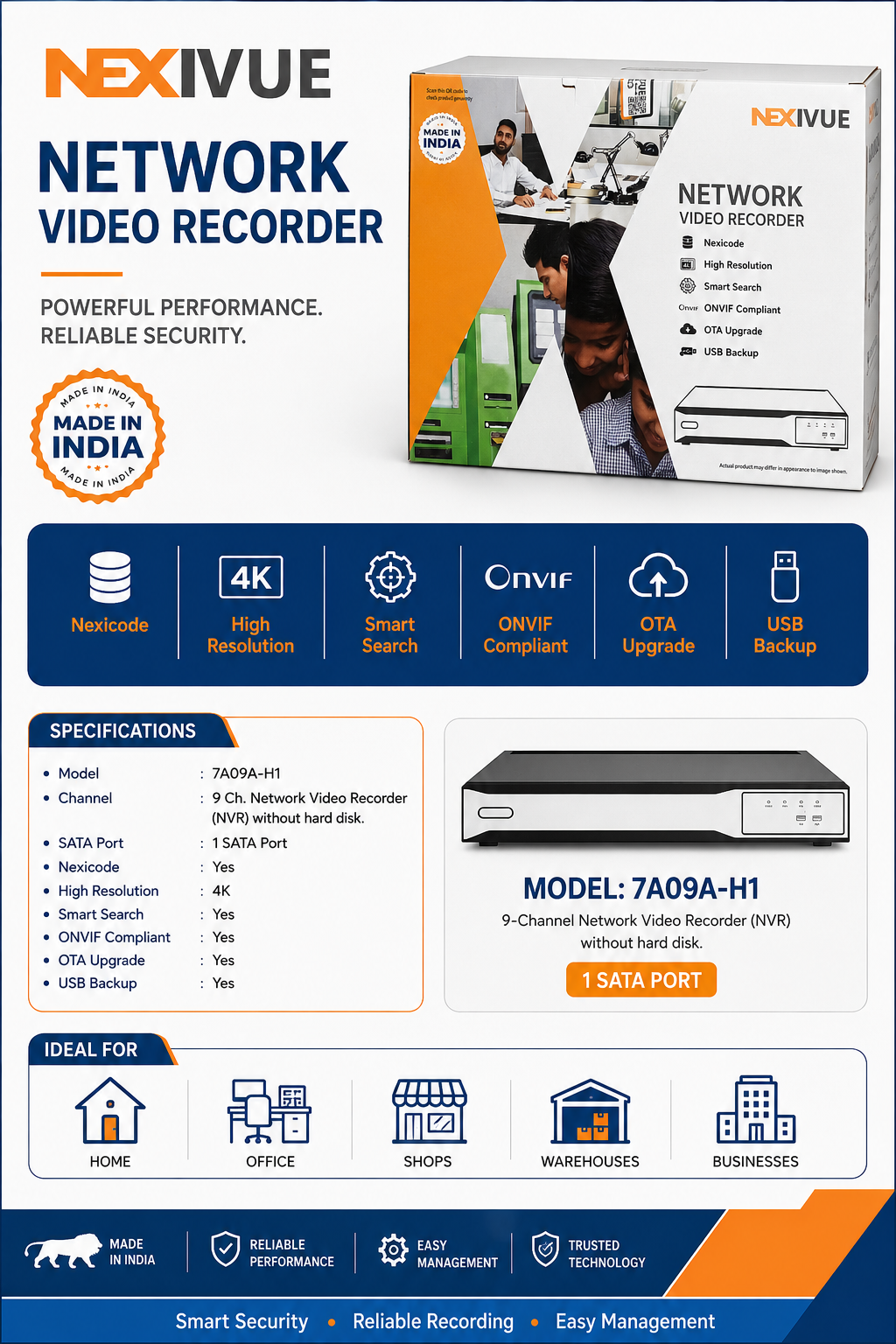 NEXIVUE NVR 9CH