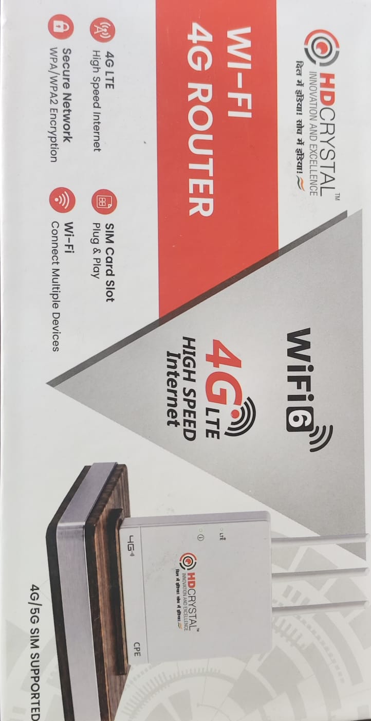HDCRYSTAL Wi-Fi 4G Router (CPE) Power Pro